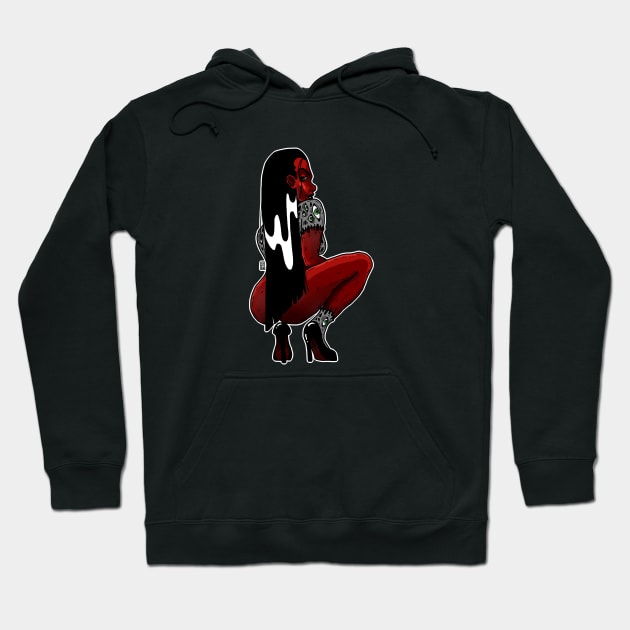 Maneater (now in color!) Hoodie by zayzaylewis
